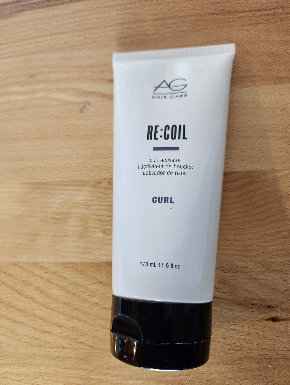 AG Hair Re:Coil Curl Activator 6 oz Curl Cream Defining Frizz Control NEW